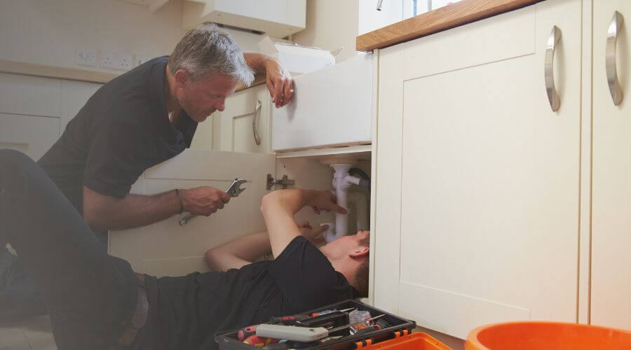 Professional burst pipe repair services in Barksdale, TX